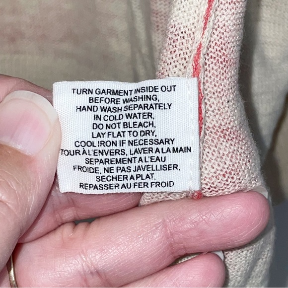 Guinevere | Anthropologie Floral Lightweight 3/4 Sleeve Sweater Cardigan Medium - Picture 5 of 7